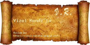 Vizel Renáta névjegykártya